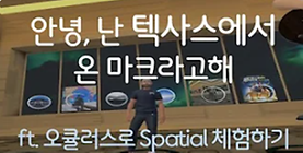 【오큘러스 체험】 메타버스에서 미국 친구랑 얘기해 볼래? (ft. Spatial App)